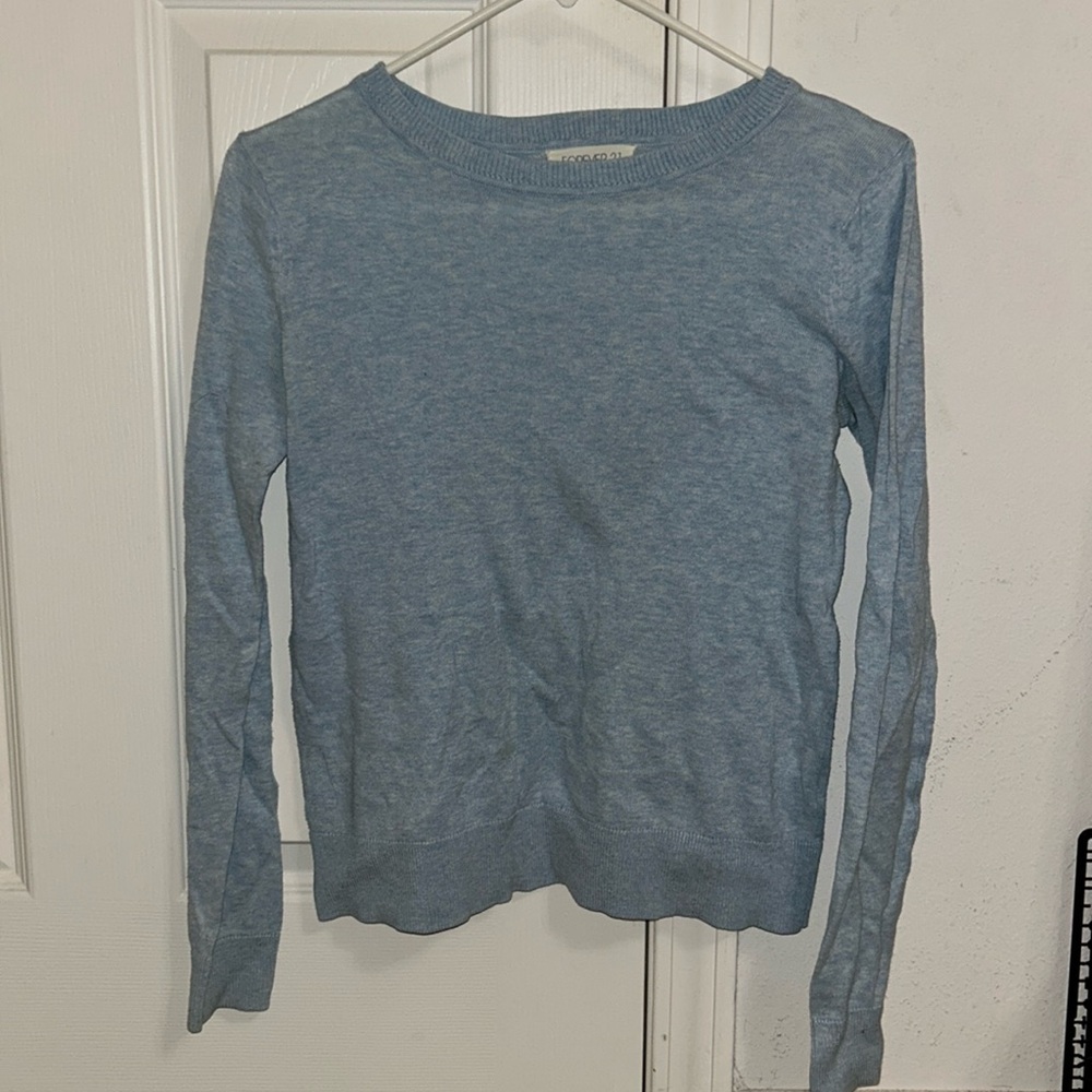 Light blue forever 21 basic sweater